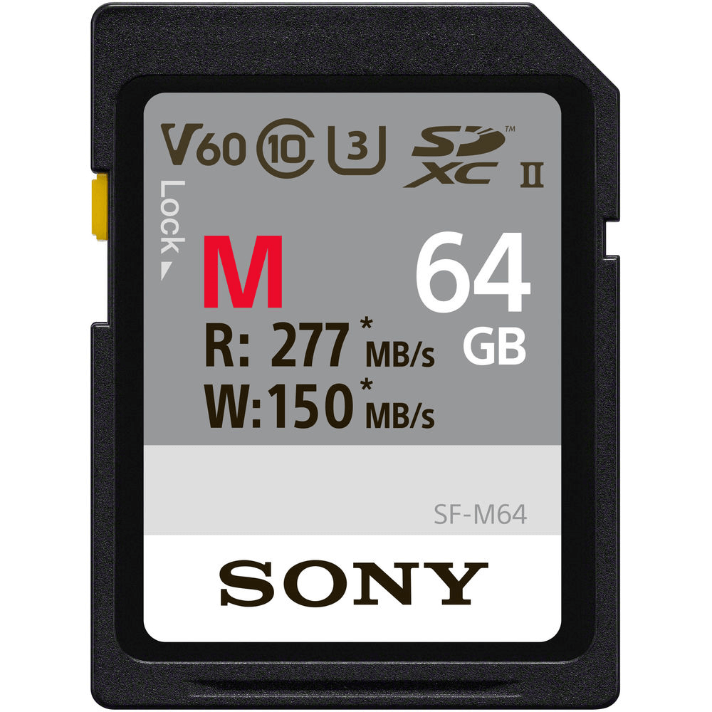 Cartao-SDXC-Sony-64Gb-SF-M-UHS-II-V60-U3-Serie-M-277Mb-s--SF-M64-T2- Cartao-SDXC-Sony-64Gb-SF-M-UHS-II-V60-U3-Serie-M-277Mb-s--SF-M64-T2-