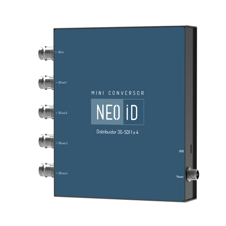 Distribuidor-SDI-1x4-NEOiD-Mini-Conversor-SD-HD-3G-SDI