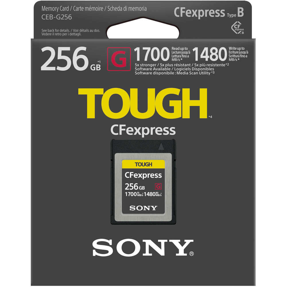 Cart o CFexpress 256Gb Sony Tough Type B EMania Foto E Video cart-o-cfexpress-256gb-sony-tough-type-b-emania-foto-e-video
