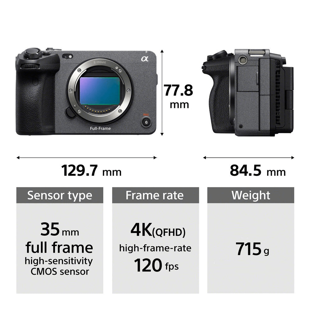 Câmera Sony FX3 Cinema 4K - WorldView
