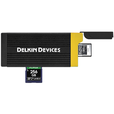 Leitor-Cartoes-de-Memoria-Delkin-para-CFexpress-Type-A---SDXC-UHS-II--USB-3.2-