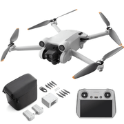 Drone-DJI-Mini-3-Pro-4K-com-Controle-RC-e-Kit-Fly-More-Plus