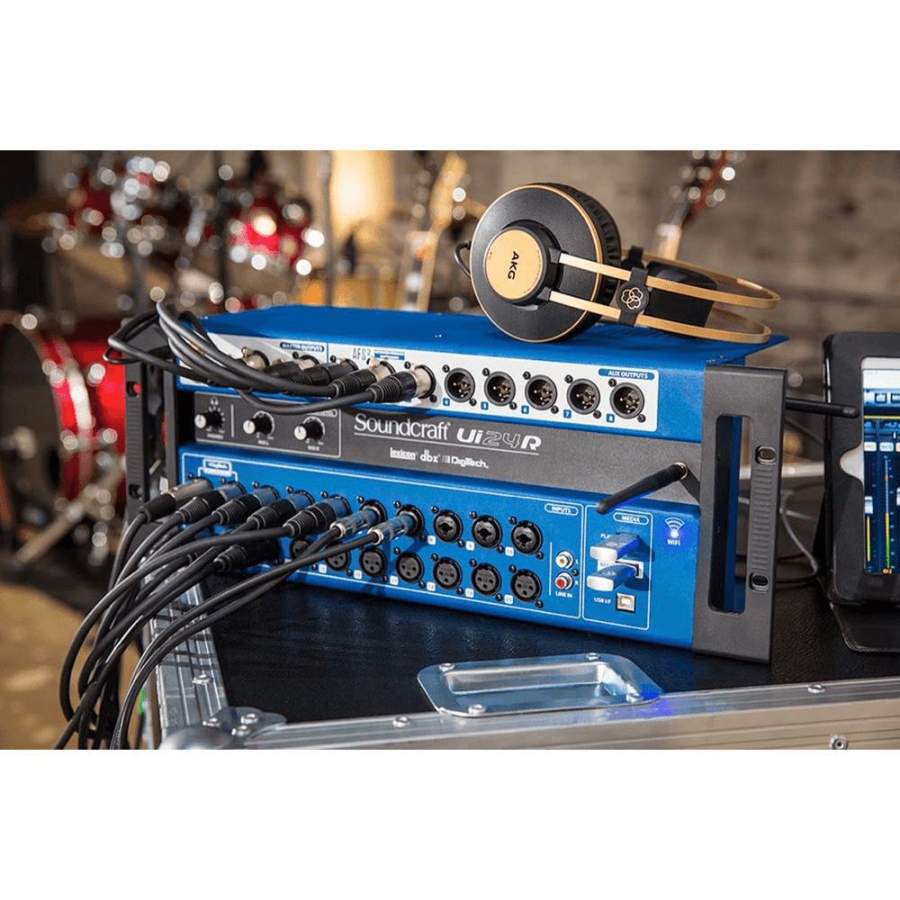 Mixer Digital Soundcraft Ui24R 24 Canais - WorldView Mixer Digital Soundcraft Ui24R 24 Canais - WorldView