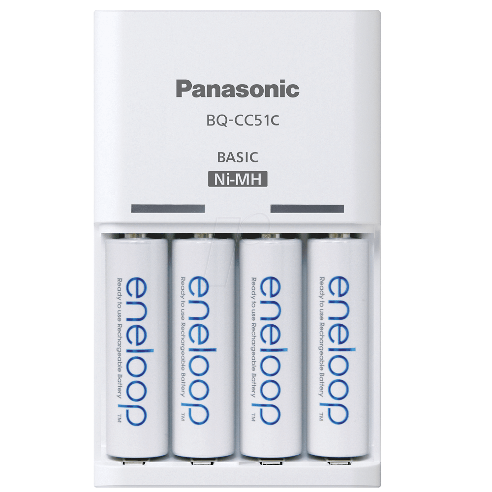 Carregador-Panasonic-Eneloop-Pilhas-AA-AAA-com-4x-Pilhas-AA-Recarregaveis-de-1900mAh--K-KJ51MCC40C- Carregador-Panasonic-Eneloop-Pilhas-AA-AAA-com-4x-Pilhas-AA-Recarregaveis-de-1900mAh--K-KJ51MCC40C-
