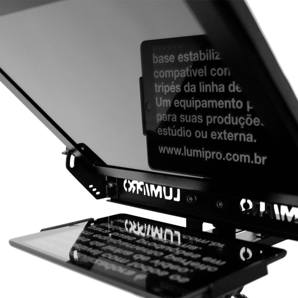 Teleprompter Portátil Lumipro para iPad / Tablet eMania Foto e Video
