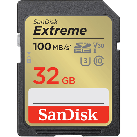 Cartao-SDHC-SanDisk-32Gb-Extreme-4K-UHS-I-V30-U3-100Mb-s