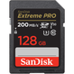 Cartao-SDXC-SanDisk-128Gb-Extreme-PRO-4K-200Mb-s-UHS-I-V30-U3 Cartao-SDXC-SanDisk-128Gb-Extreme-PRO-4K-200Mb-s-UHS-I-V30-U3