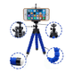 Mini-Tripe-de-Mesa-Flexivel-360°-com-Suporte-para-SmartPhone--Azul-
