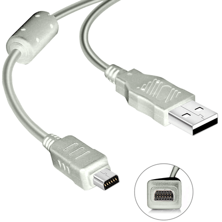 Cabo-USB-CB-USB5---CB-USB6---CB-USB8-12-Pinos-para-Cameras-Olympus