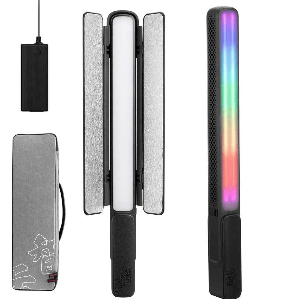 Bastao-Luz-Led-Zhiyun-FIVERAY-F100-Combo-Light-Stick-100W-com-Barndoor-Bateria-e-Fonte--Preto- Bastao-Luz-Led-Zhiyun-FIVERAY-F100-Combo-Light-Stick-100W-com-Barndoor-Bateria-e-Fonte--Preto-