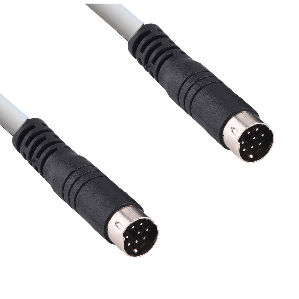 ブック　6.7.8 Cabo Serial RS-232 Visca Mini Din 8 Pin (50m) - eMania Foto e Video