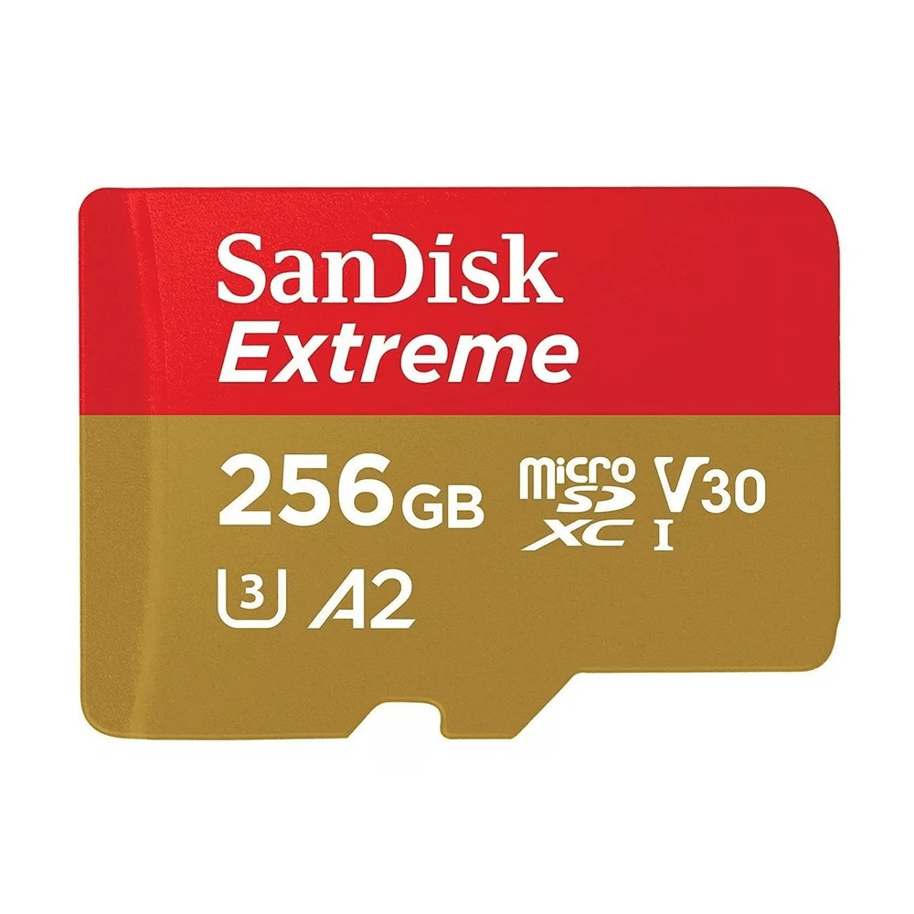Cartao-MicroSDXC-256Gb-SanDisk-Extreme-de-190Mb-s-UHS-I---V30---U3---A2 Cartao-MicroSDXC-256Gb-SanDisk-Extreme-de-190Mb-s-UHS-I---V30---U3---A2
