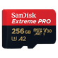 Cartao-MicroSDXC-256Gb-SanDisk-Extreme-Pro-200Mb-s-UHS-I---V30---U3---A2-com-Adaptador-SD Cartao-MicroSDXC-256Gb-SanDisk-Extreme-Pro-200Mb-s-UHS-I---V30---U3---A2-com-Adaptador-SD