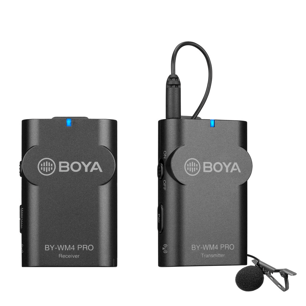 Sistema-Microfone-Lapela-Sem-Fio-Boya-BY-WM4-Pro-K1-Wireless-TRS-P2-para-Cameras-e-Smartphones--2.4-GHz- Sistema-Microfone-Lapela-Sem-Fio-Boya-BY-WM4-Pro-K1-Wireless-TRS-P2-para-Cameras-e-Smartphones--2.4-GHz-