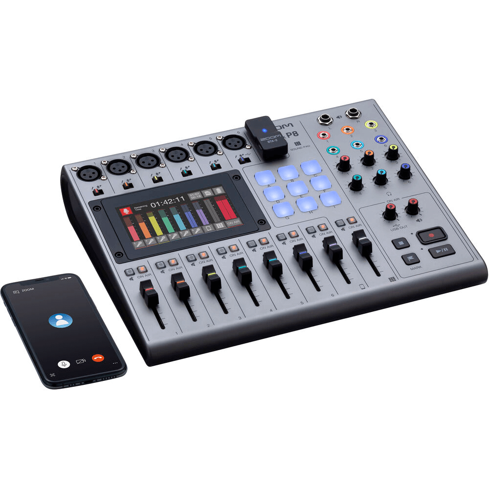 B*r様 ZOOM PodTrak P8 マルチトラックレコーダー Gravador Zoom PodTrak P8 Podcast Multitrack - eMania Foto e Video