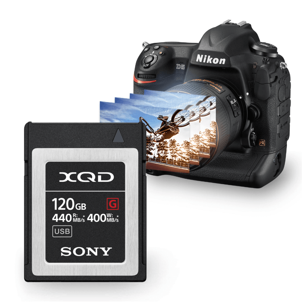 Cartão Sony XQD 120GB Série G eMania Foto e Video