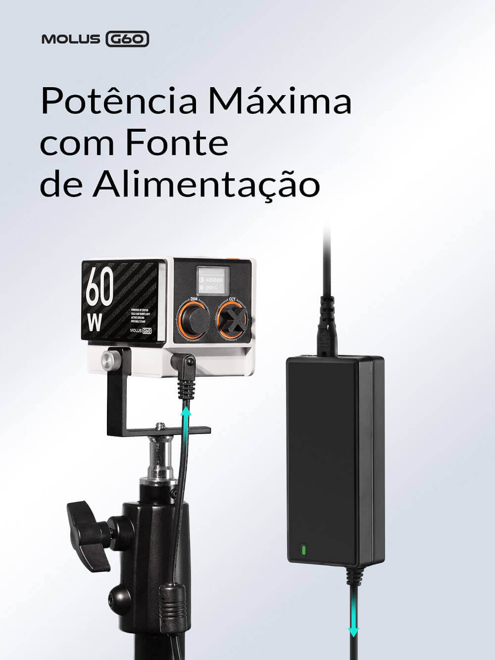 Mini Painel Led Zhiyun MOLUS G60 Standard - eMania Foto e Video