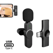 Sistema-Microfone-Lapela-Otto-K3-360°-Wireless-para-SmartPhone-USB-C--2.4GHz-