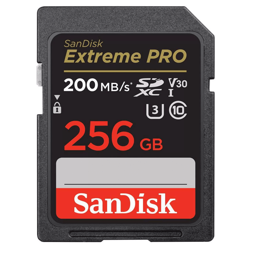 Cartao-SDXC-SanDisk-256Gb-Extreme-PRO-4K-200Mb-s-UHS-I-V30-U3 Cartao-SDXC-SanDisk-256Gb-Extreme-PRO-4K-200Mb-s-UHS-I-V30-U3