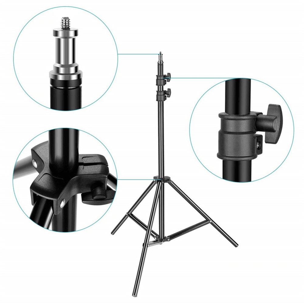 Tripé Light Stand de 2 Metros - WorldView