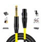 Cabo-de-Audio-XLR-3Pin-x-P10-TRs-6.35mm--50cm- Cabo-de-Audio-XLR-3Pin-x-P10-TRs-6.35mm--50cm-