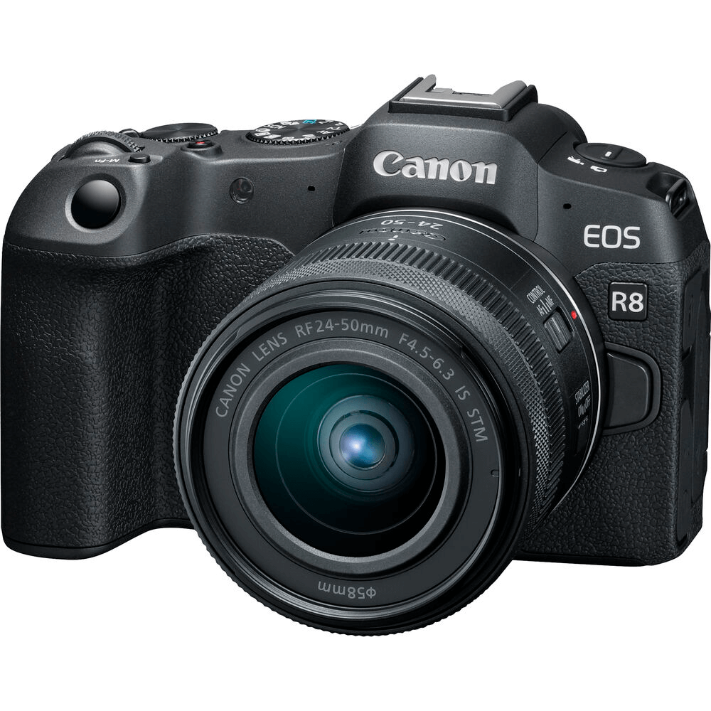 Camera-Canon-EOS-R8-Mirrorless-com-Lente-RF-24-50mm-IS-STM Camera-Canon-EOS-R8-Mirrorless-com-Lente-RF-24-50mm-IS-STM