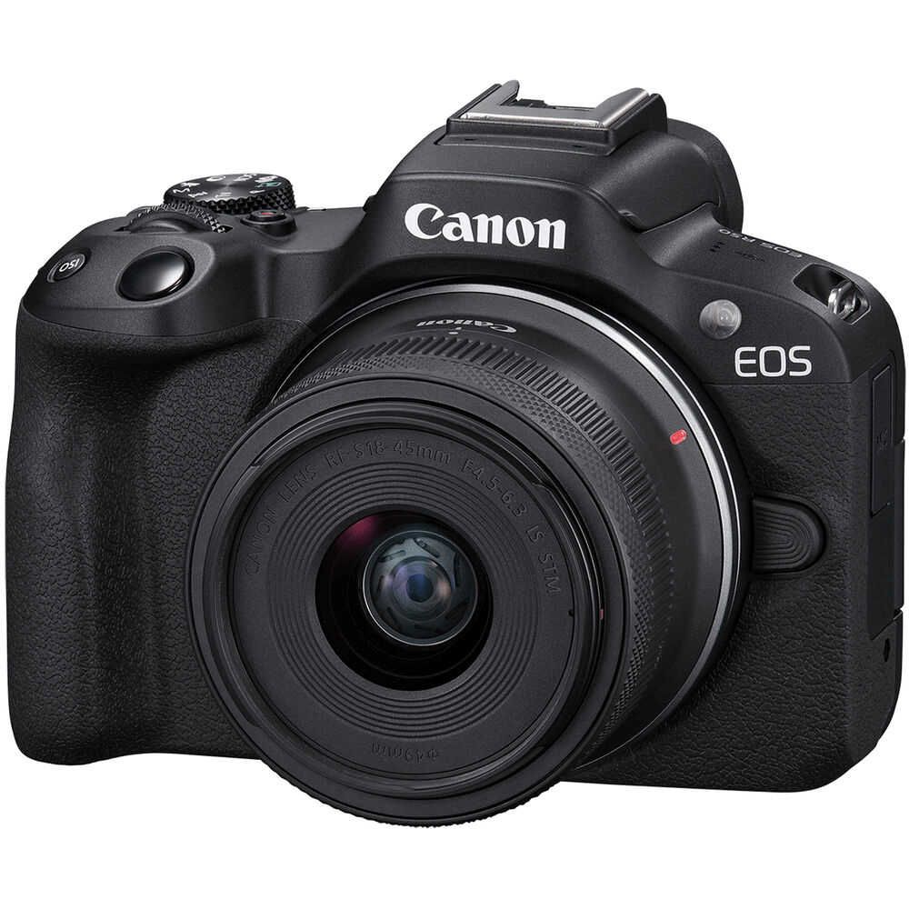Camera-Canon-EOS-R50-Mirrorless-com-Lente-18-45mm--Preta- Camera-Canon-EOS-R50-Mirrorless-com-Lente-18-45mm--Preta-