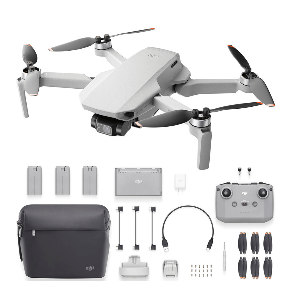 Drone-DJI-Mini-2-SE-Fly-More-Combo-com-Controle-Remoto-RC-N1 Drone-DJI-Mini-2-SE-Fly-More-Combo-com-Controle-Remoto-RC-N1