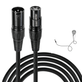 Cabo-de-Audio-XLR-3Pin-Macho-x-Femea-Balanceado--100cm- Cabo-de-Audio-XLR-3Pin-Macho-x-Femea-Balanceado--100cm-