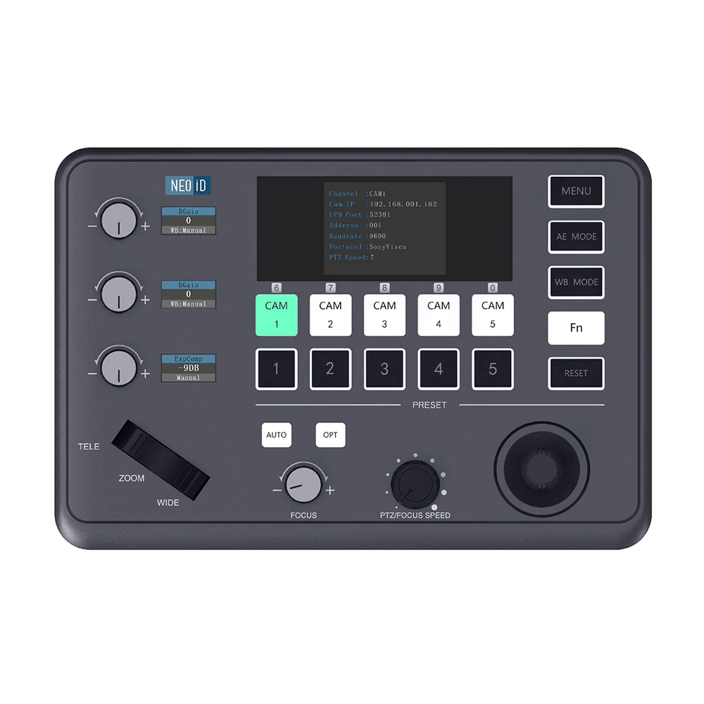 Controladora-PTZ-Controller-NEOiD-Mini-Joystick Controladora-PTZ-Controller-NEOiD-Mini-Joystick