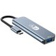 Hub-Adaptador-USB-C-FY-735-com-4-Portas-3x-USB-2.0---1x-USB-3.0-de-Alta-Velocidade Hub-Adaptador-USB-C-FY-735-com-4-Portas-3x-USB-2.0---1x-USB-3.0-de-Alta-Velocidade