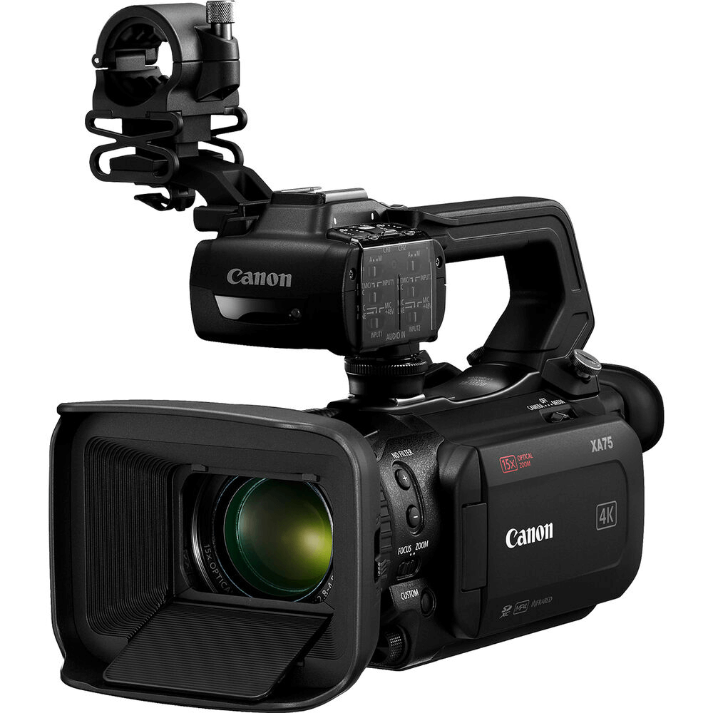 Canon 514 XL ビデオカメラ 本体 Filmadora Canon XA75 UHD 4K HDMI 3G-SDI - eMania Foto e Video