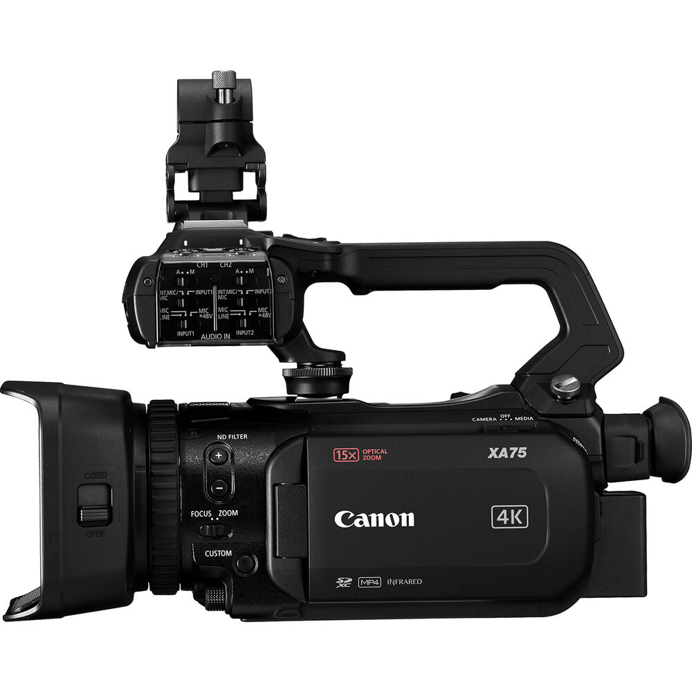 Filmadora Canon XA75 UHD 4K HDMI 3G-SDI - eMania Foto e Video