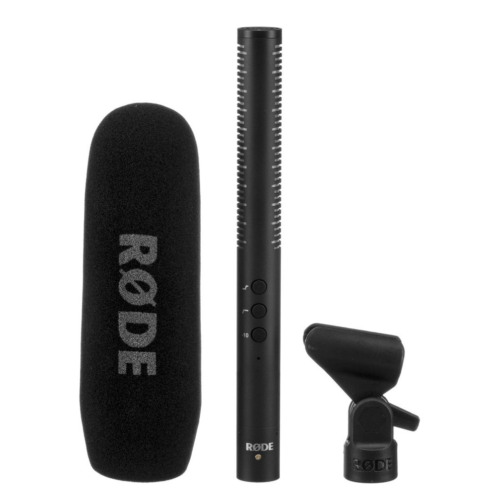 Microfone-Shotgun-Rode-NTG4-Supercardioide-Condensador-Phantom Microfone-Shotgun-Rode-NTG4-Supercardioide-Condensador-Phantom