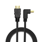 Cabo-HDMI-x-HDMI-com-Plug-L-de-90graus-de-1.2-Metros Cabo-HDMI-x-HDMI-com-Plug-L-de-90graus-de-1.2-Metros