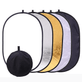 Rebatedor-Fotografico-5-em-1-Oval-90x120cm-Refletor-Dobravel-5-Cores Rebatedor-Fotografico-5-em-1-Oval-90x120cm-Refletor-Dobravel-5-Cores
