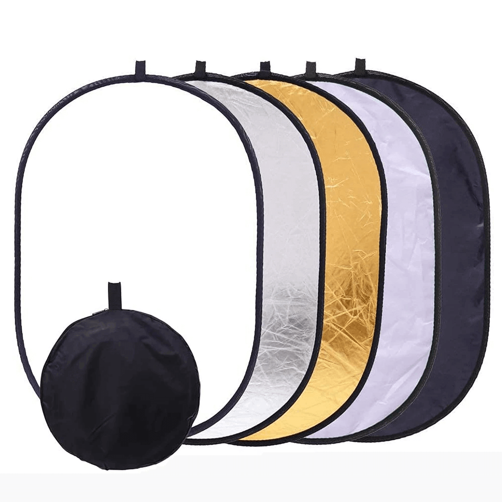 Rebatedor-Fotografico-5-em-1-Oval-100x150cm-Refletor-Dobravel-5-Cores Rebatedor-Fotografico-5-em-1-Oval-100x150cm-Refletor-Dobravel-5-Cores