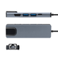 Hub-Adaptador-USB-C-5-em-1-Ethernet-RJ45-HDMI-4K-2xUSB-3.0-e-USB-C-PD Hub-Adaptador-USB-C-5-em-1-Ethernet-RJ45-HDMI-4K-2xUSB-3.0-e-USB-C-PD