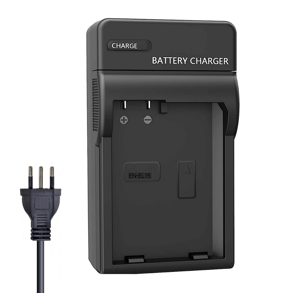 Carregador-EN-EL15-para-Cameras-DSLR-Nikon--Bivolt- Carregador-EN-EL15-para-Cameras-DSLR-Nikon--Bivolt-