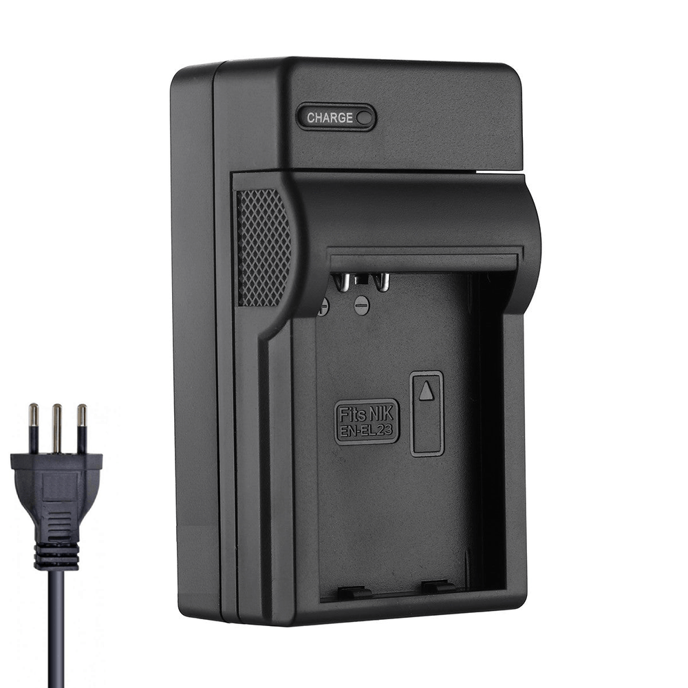 Carregador-EN-EL23-para-Cameras-Nikon-CoolPix--Bivolt- Carregador-EN-EL23-para-Cameras-Nikon-CoolPix--Bivolt-
