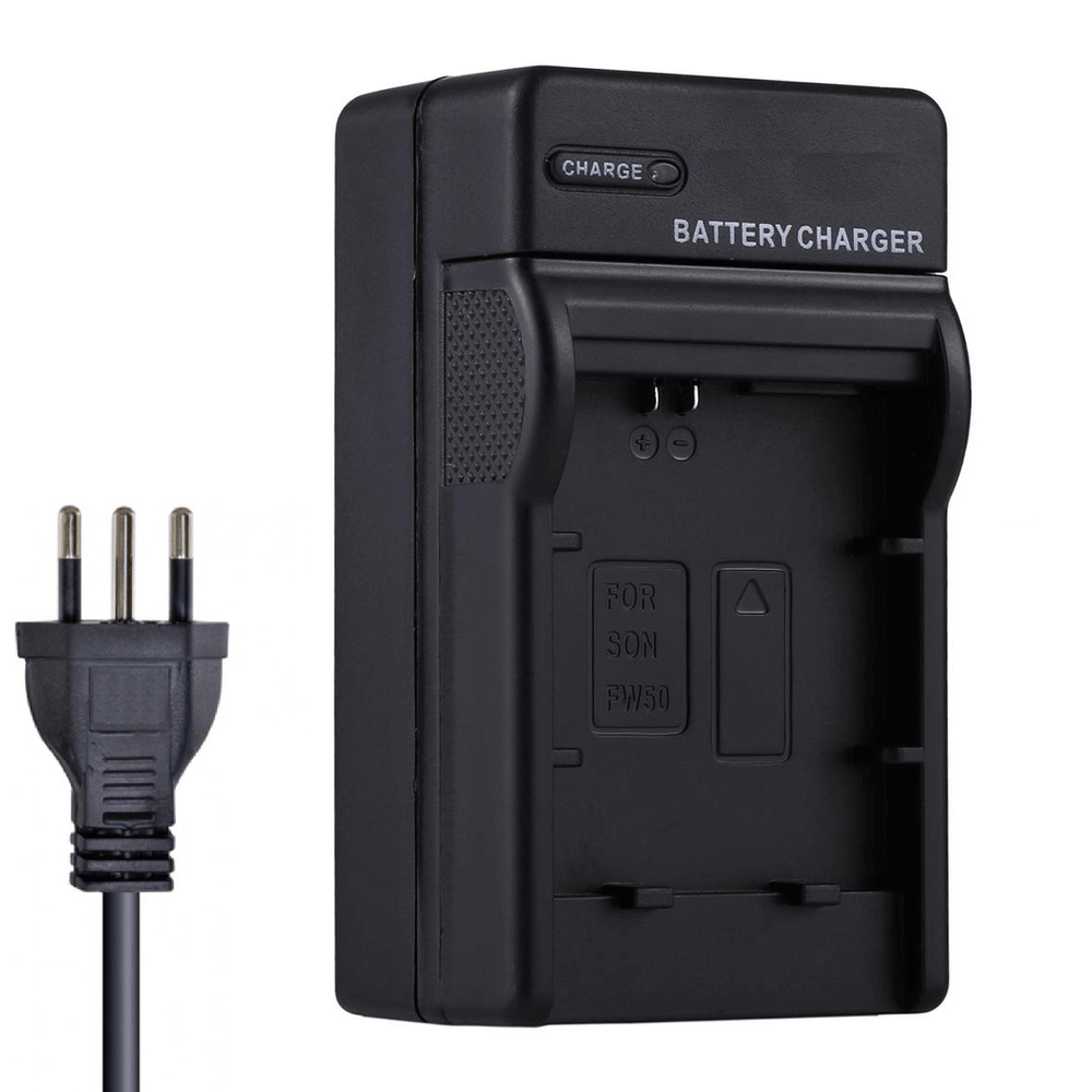 Carregador-NP-FW50-para-Baterias-Sony--Bivolt- Carregador-NP-FW50-para-Baterias-Sony--Bivolt-