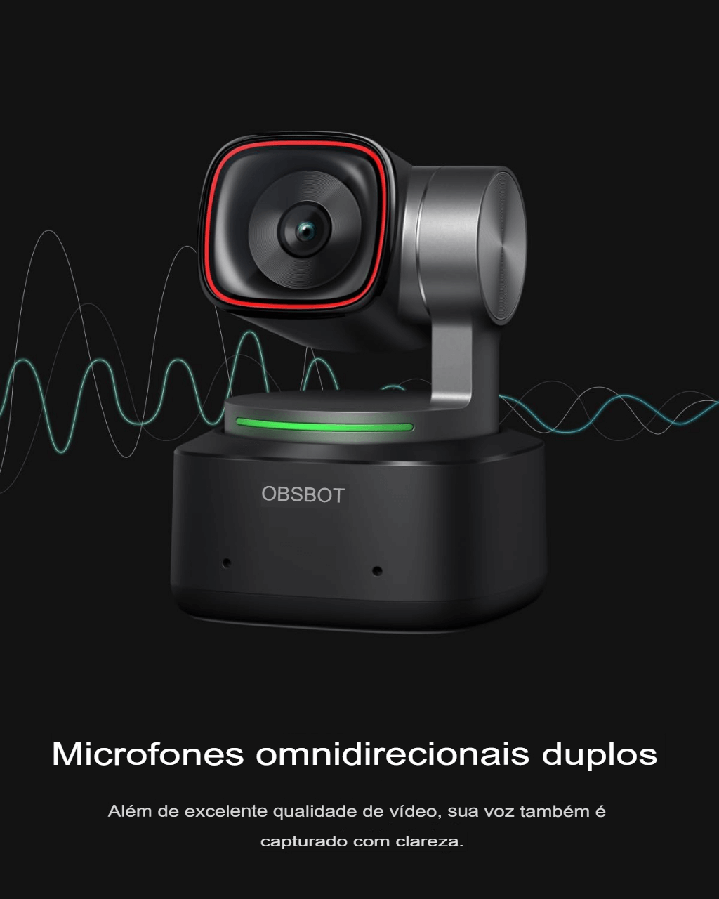 OBSBOT Tiny 2 AI-Powered PTZ 4K Webcam - eMania Foto e Video