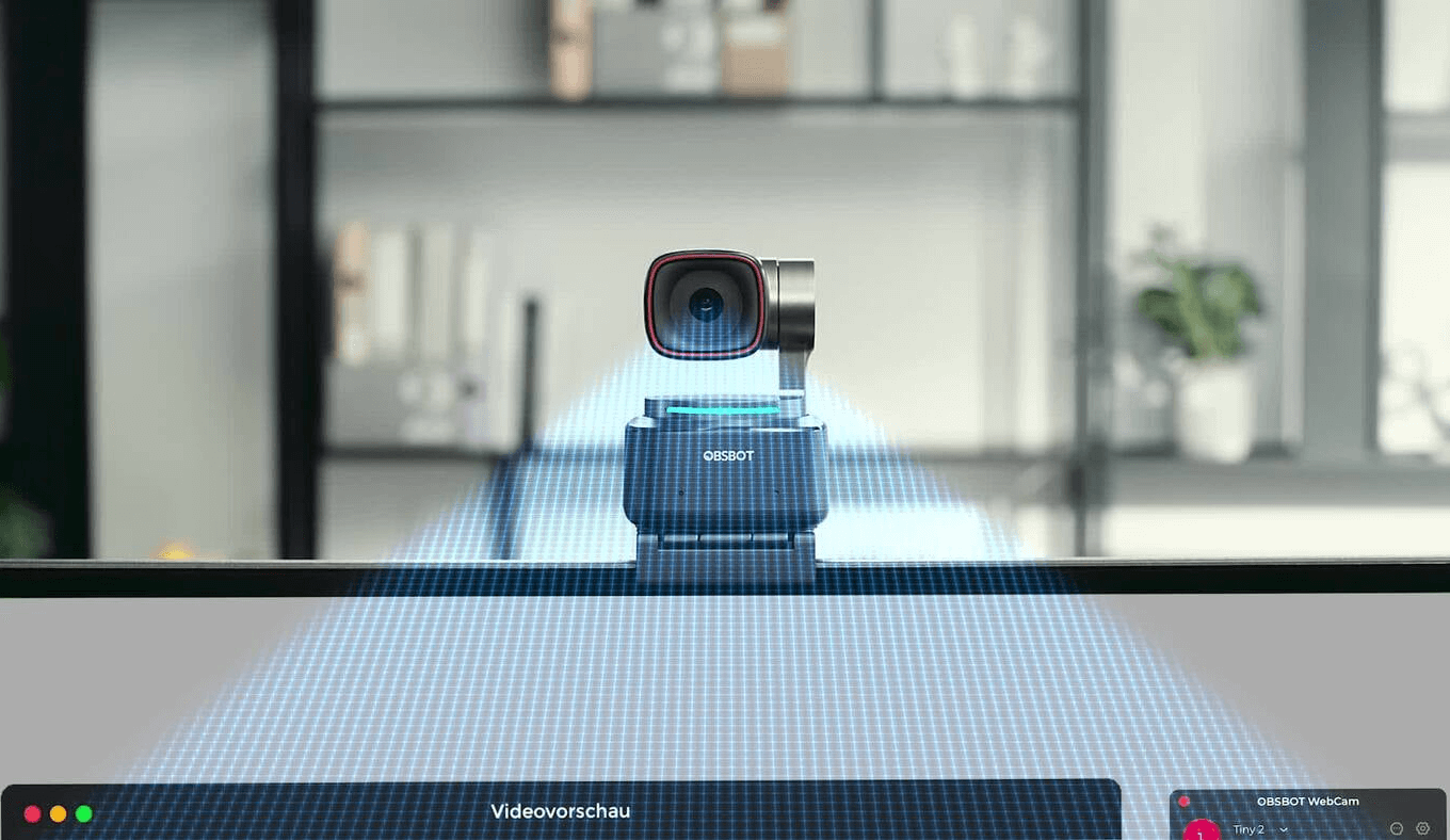OBSBOT Tiny 2 AI-Powered PTZ 4K Webcam - eMania Foto e Video