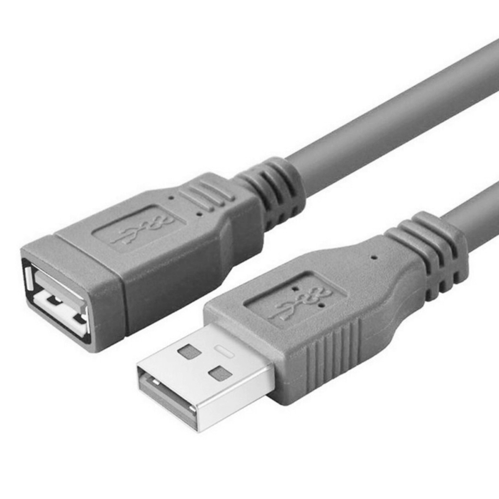 Cabo-Extensor-USB-2.0-Macho-e-Femea-High-Speed--3-Metros- Cabo-Extensor-USB-2.0-Macho-e-Femea-High-Speed--3-Metros-