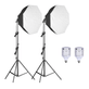Kit-Iluminacao-Continua-2x-Softbox-Octogonal-70cm-Led-Branco-30w-e-Tripes--Bivolt- Kit-Iluminacao-Continua-2x-Softbox-Octogonal-70cm-Led-Branco-30w-e-Tripes--Bivolt-