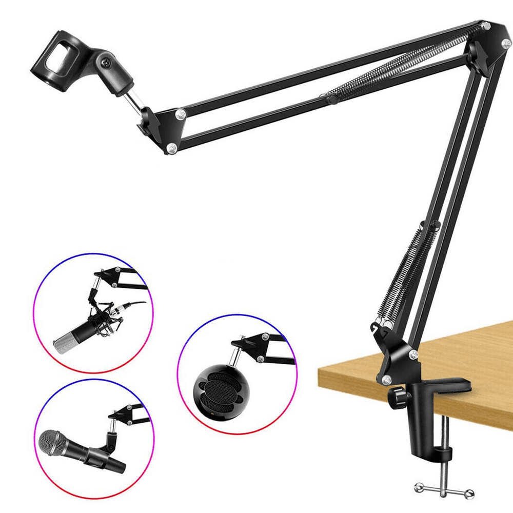 Suporte-Articulado-de-Mesa-AK-35-Lanca-Ajustavel-para-Microfones-de-Mao Suporte-Articulado-de-Mesa-AK-35-Lanca-Ajustavel-para-Microfones-de-Mao