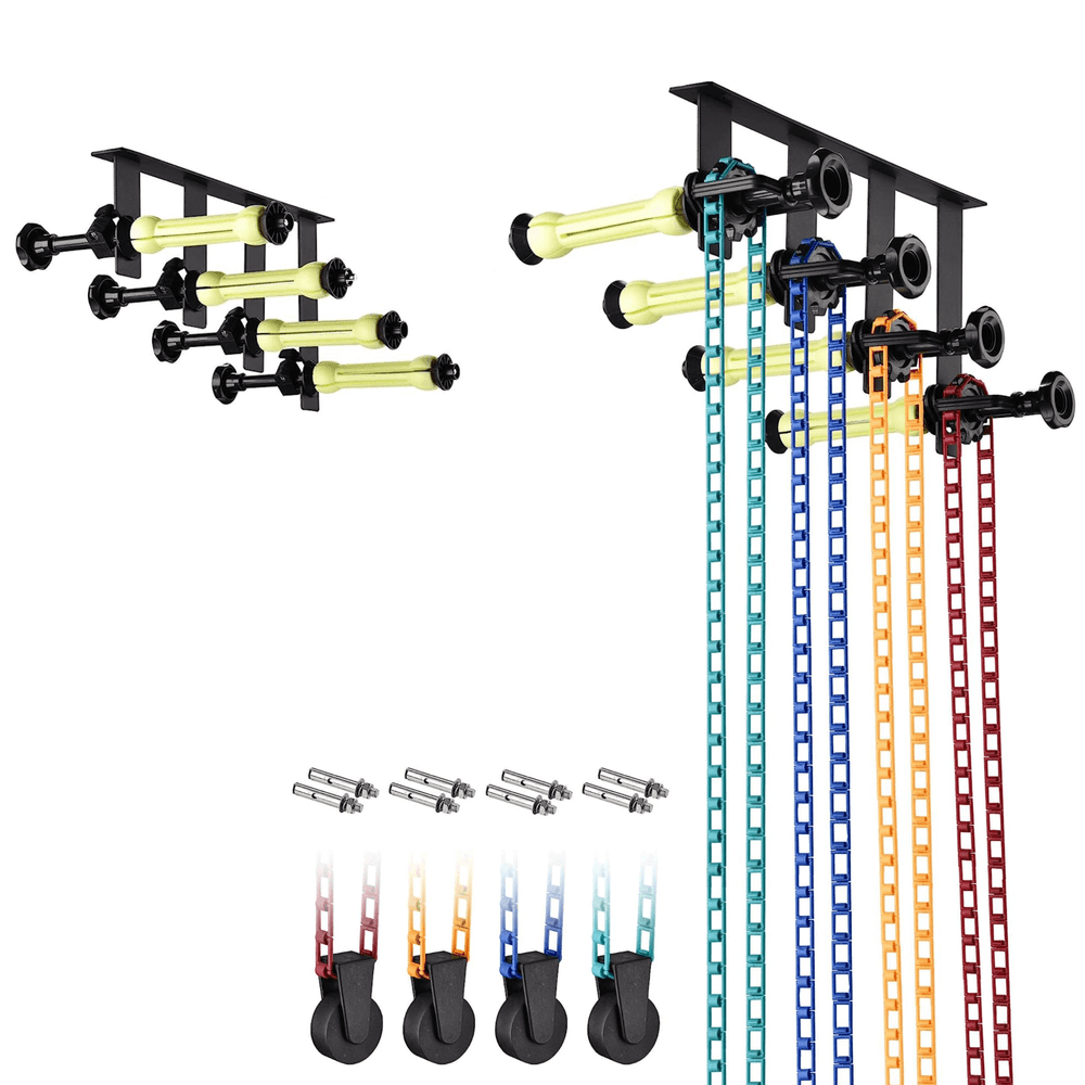 Suporte-de-Parede-4-Axle-com-Correntes-para-Fundo-Infinito Suporte-de-Parede-4-Axle-com-Correntes-para-Fundo-Infinito