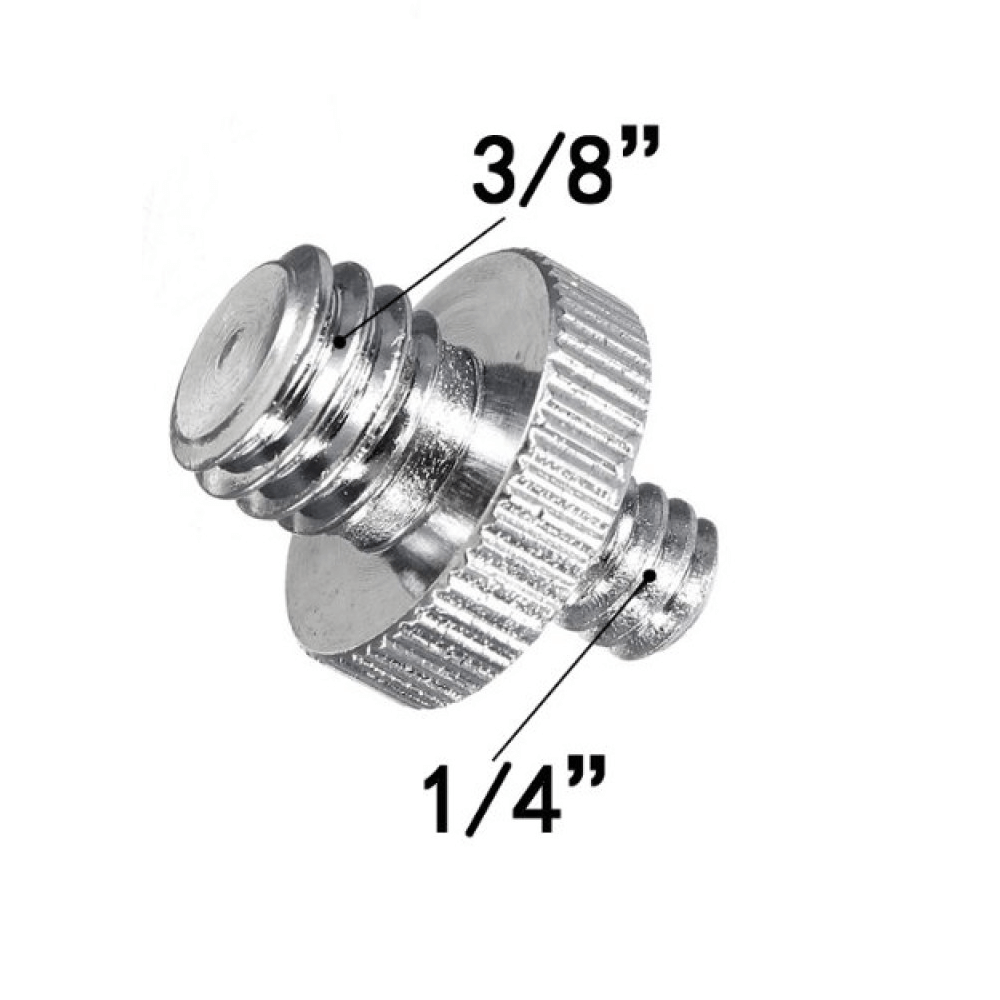 Parafuso-Adaptador-1-4--x-3-8---Macho--para-Estudios-de-Fotografia-e-Filmagem Parafuso-Adaptador-1-4--x-3-8---Macho--para-Estudios-de-Fotografia-e-Filmagem