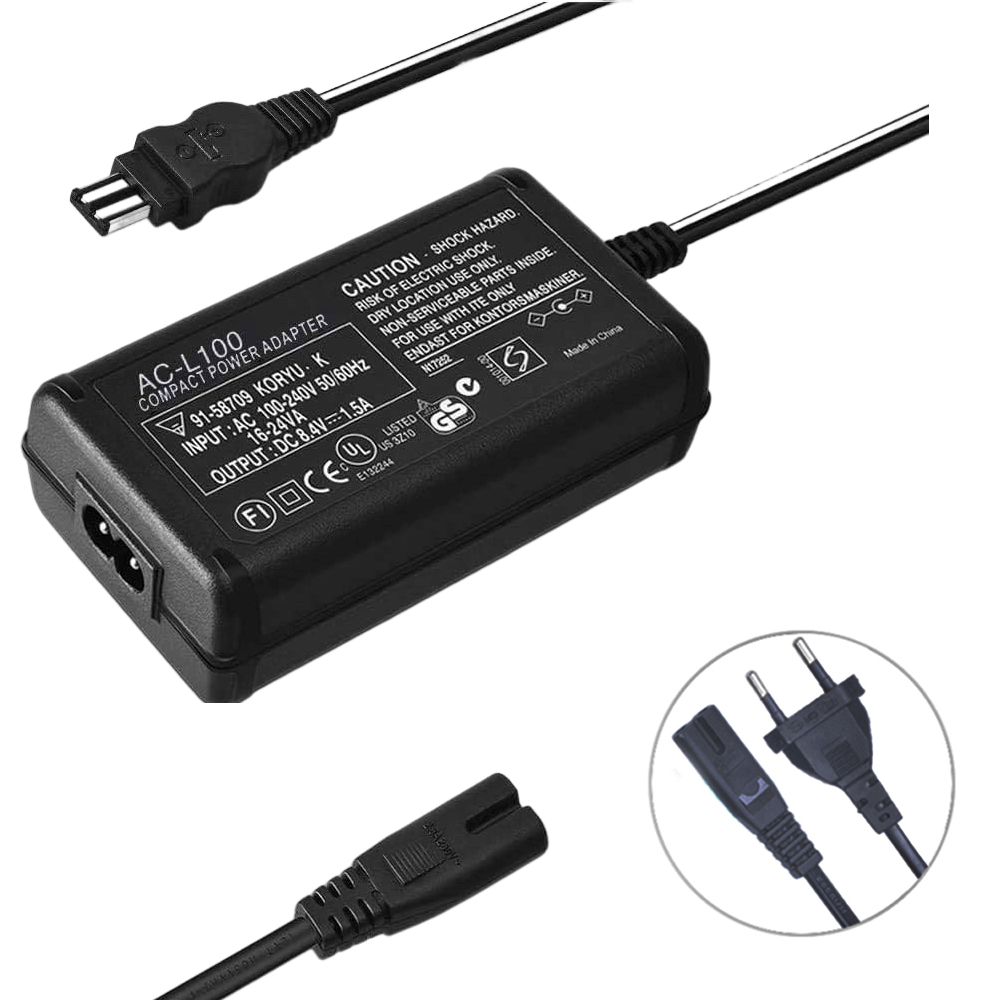 AC Adapter Charger For Sony AC-L15, L15A, L15B – Compatible With DCR-TRV140, TRV250, TRV22 Cameras 7 thumbnail image