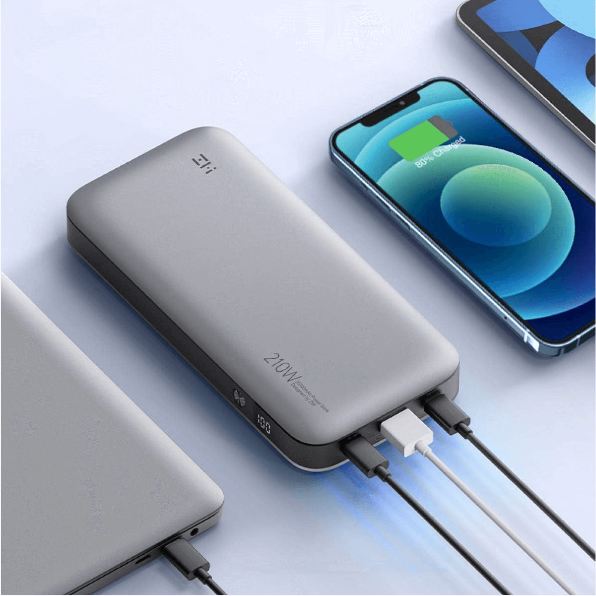 Power Bank ZMI 210W PowerPack 25000mAh USB-C - eMania Foto e Video